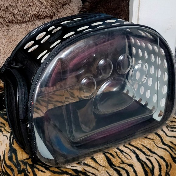 Pet Carrier Dog or Cat Black New! 	16.53"L x 11"W x 12.59"H - Picture 1 of 7